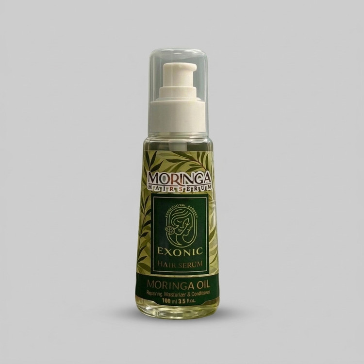 سرم مو اکسونیک مدل مورینگا حجم 100 میلیلیتر، مؤثر در برطرف کننده وز مو و حاوی ویتامینهای تقویتی